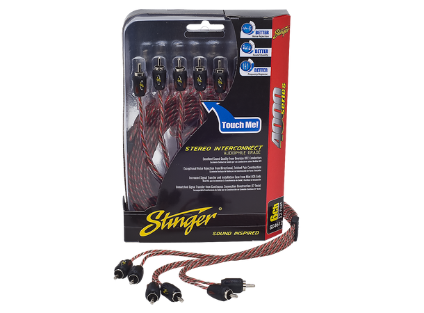 Stinger - SI4617 Signalkabel 5m 4000 Serien, 6 kanaler RCA 